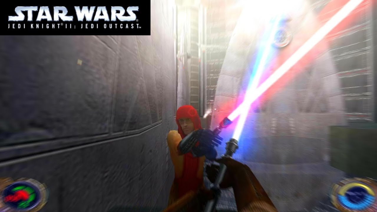 Star Wars Jedi Knight II: Jedi Outcast - First Person Lightsaber Duel in Cloud City [HD] (1080p)