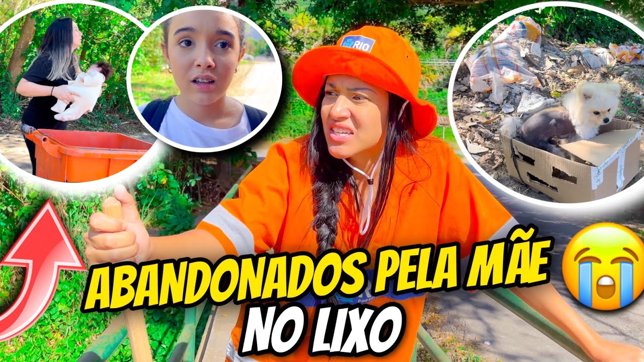 ABANDONADOS NO LIXO PELA MÃE!!!! 😭 *novelinha*