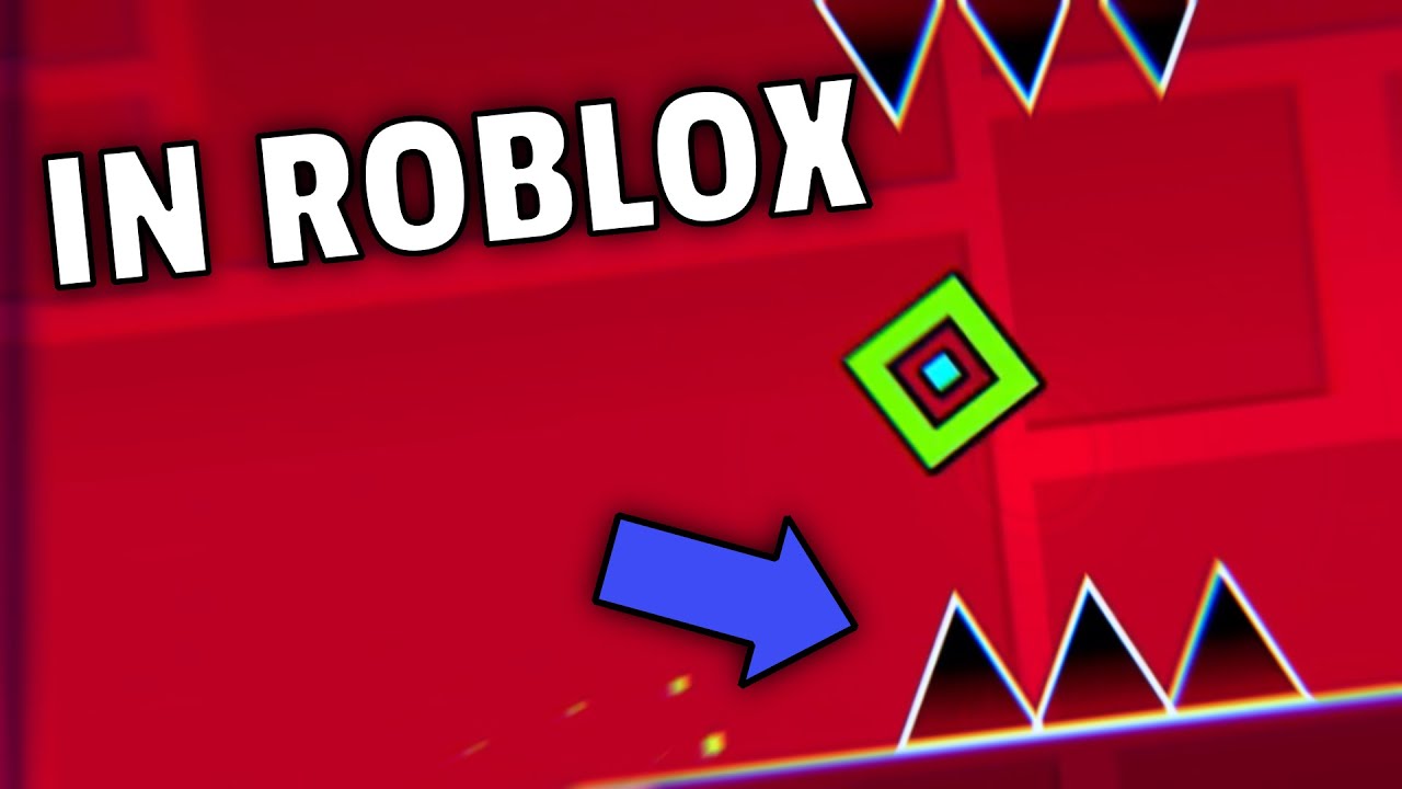 GEOMETRY DASH in ROBLOX! | Roblox