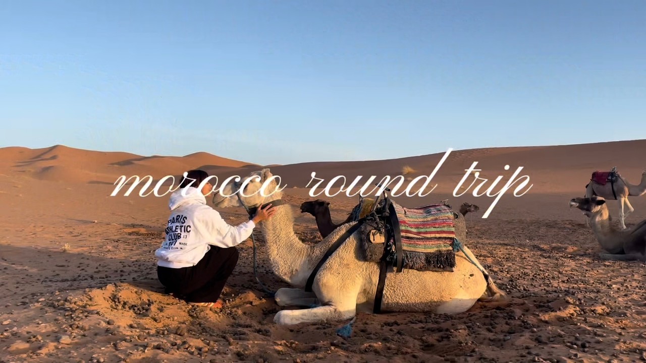 morocco vlog - beautiful nature, fossil factory& riding a camel for the first time