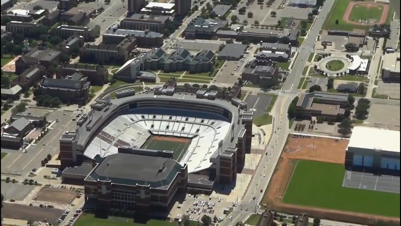 Aerial View of Oklahoma State University Stillwater