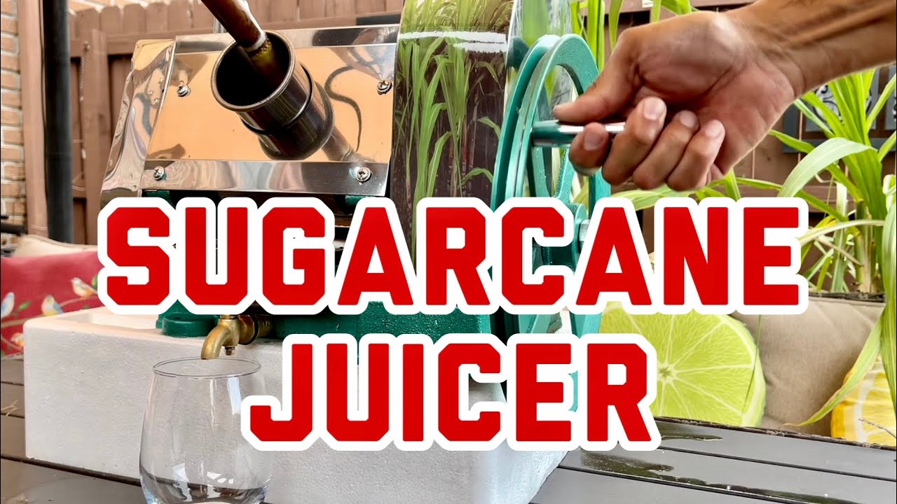 Unboxing and testing sugarcane juicer