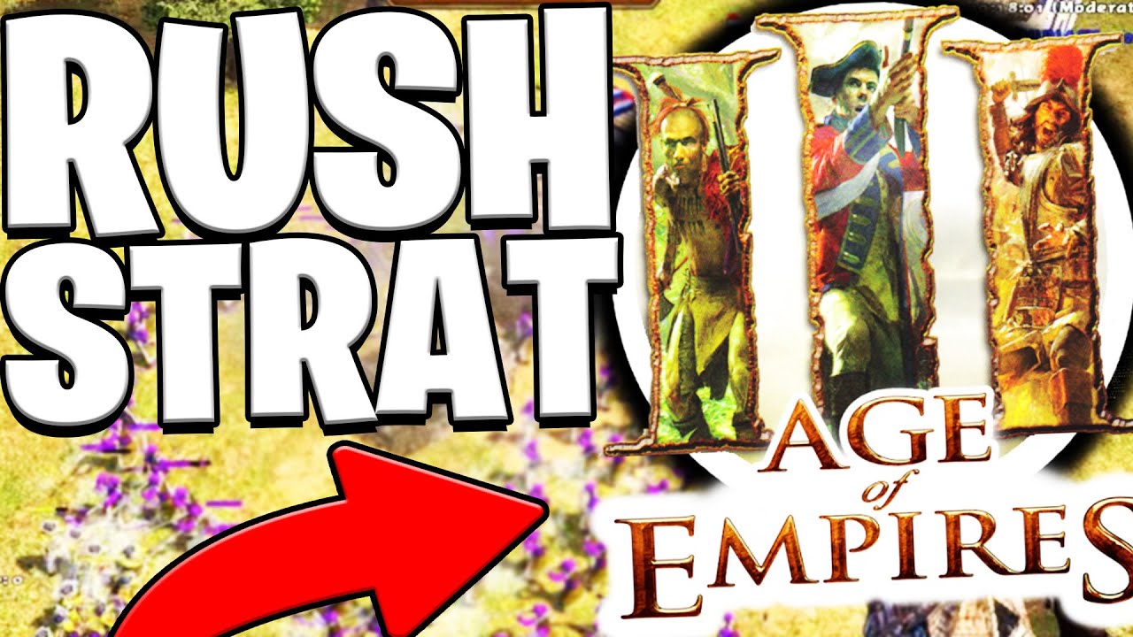 THE BEST RUSH STRATEGY - AGE OF EMPIRES 3