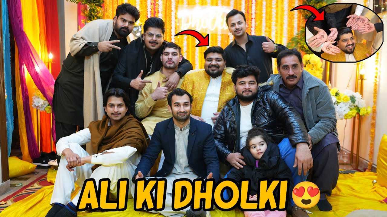Ali ki Dholki 😍 🥁 | Sab Larkon Nay Mehndi Lagai 😁