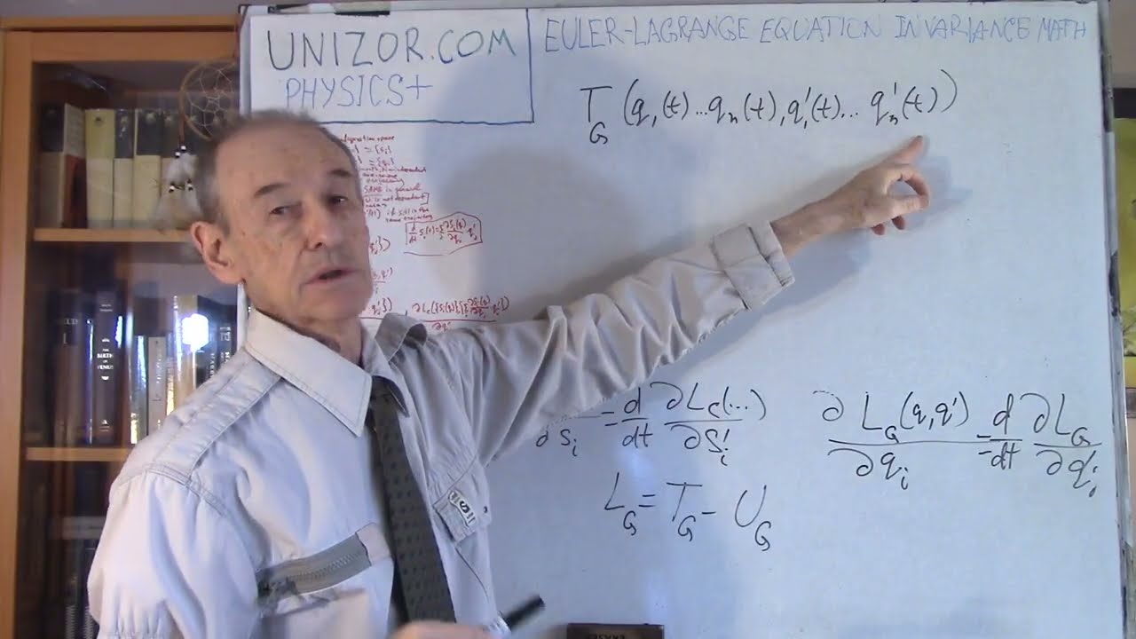Physics+ Euler-Lagrange Equation Invariance: UNIZOR.COM - Physics+ 4 All - Lagrangian