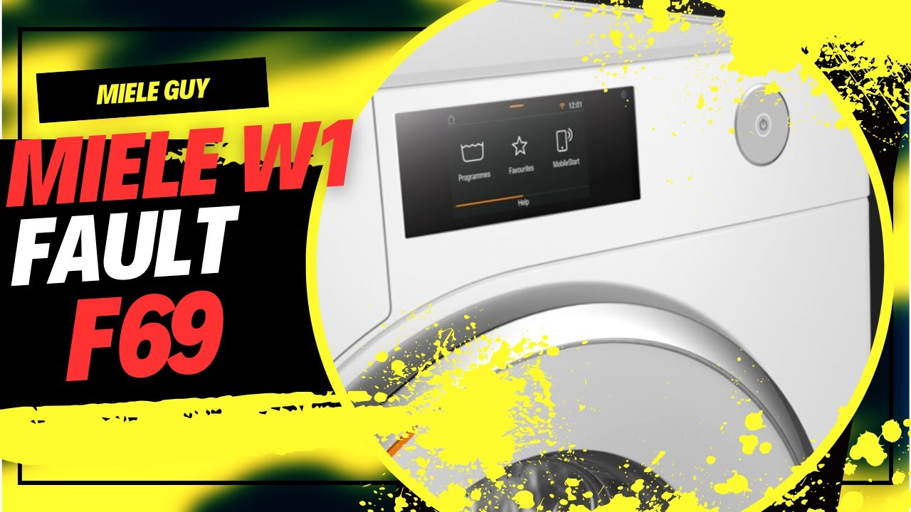 Miele W1 Washing Machine - Fault F69 or poor results