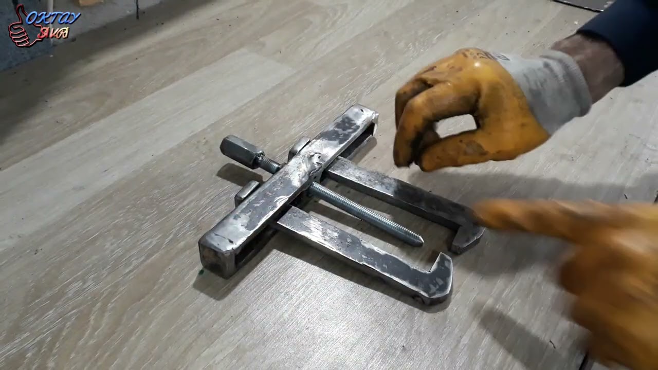 Изготовление съемника подшипников из старого железа.... ..