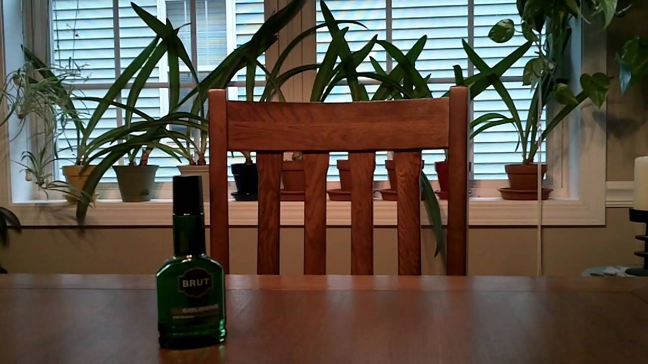 Giant bottle of Brut cologne