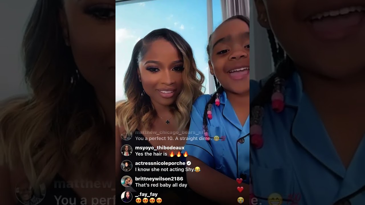 Toya & Reign *LIVE*&hellip;. #neworleans #toyajohnson #reign #motherdaughter #idontownanycopyright