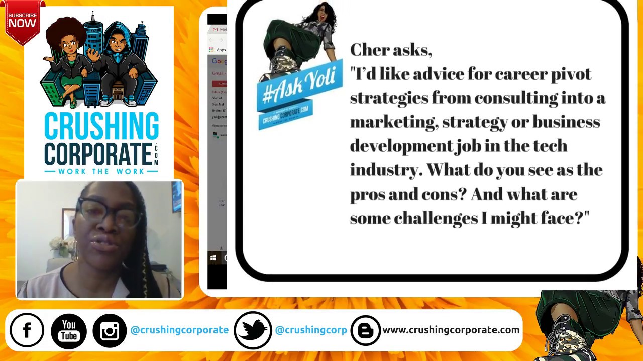 How do you pivot from consulting to marketing, Business development or strategy in technology?