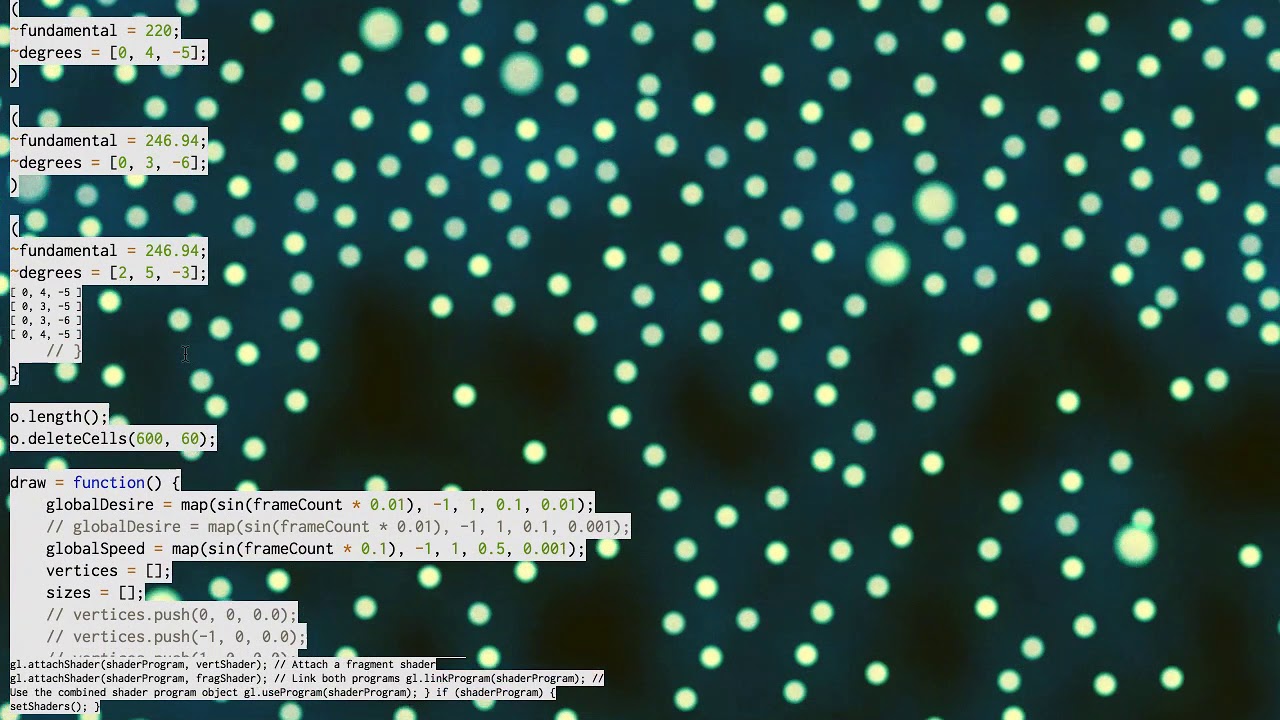 A Flock of Singing Boids, with p5.js and SuperCollider