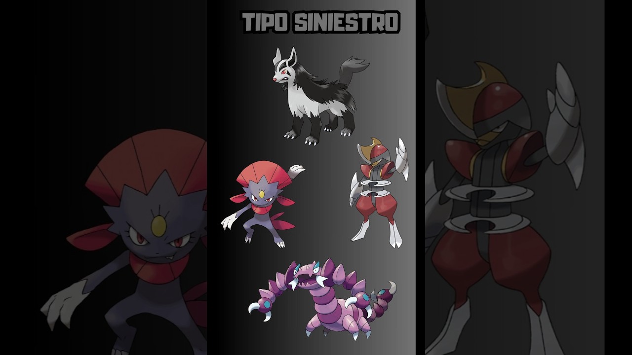 TODO sobre el TIPO SINIESTRO. #shorts #pokemon