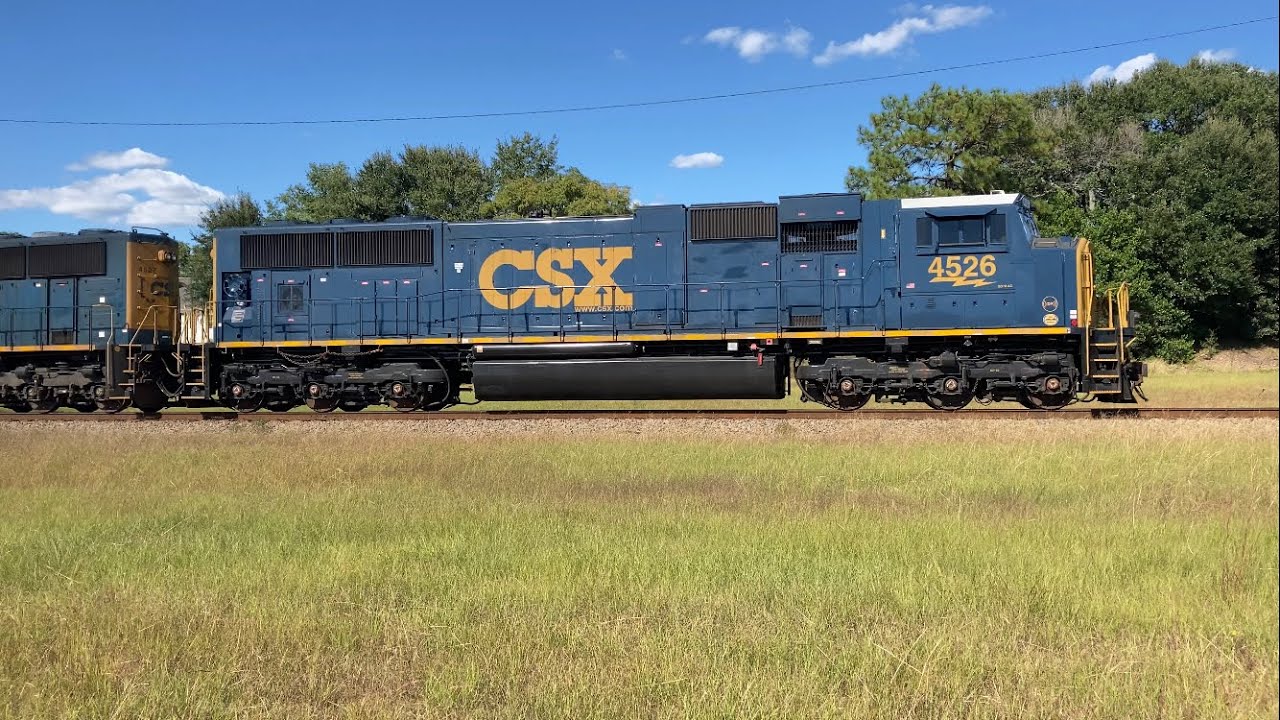 Trains | CSX M491 With TWO New Rebuilt SD70 AC Units.