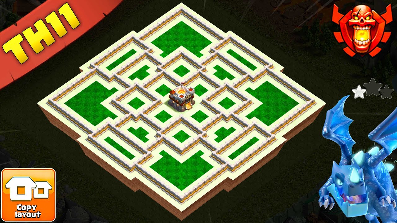 The LEGENDARY TH11 Hybrid Base | Dominate War & Farming