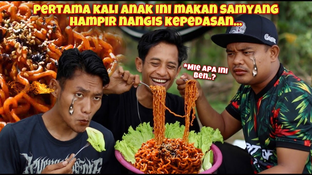 SADISS!! PERTAMA KALI VIJAY MUKBANG SAMYANG LANGSUNG MENANGIS