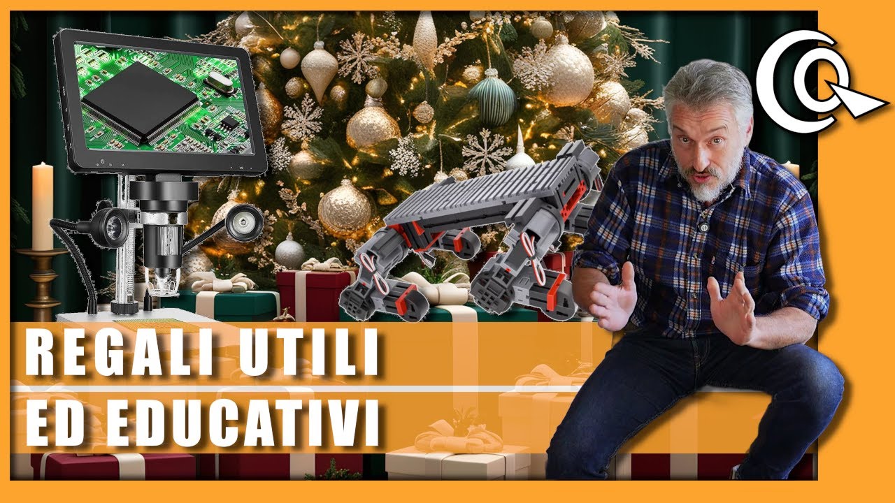 Regali di Natale al Black Friday tra microscopi digitali e robot