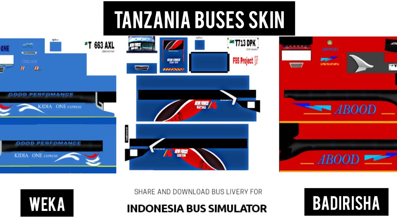 JINSI YA KUWEKA SKIN ZA MABASI YA TANZANIA KWENYE GAME LA BUS SIMULATOR INDONESIA (TZ TRAFFIC GAME)