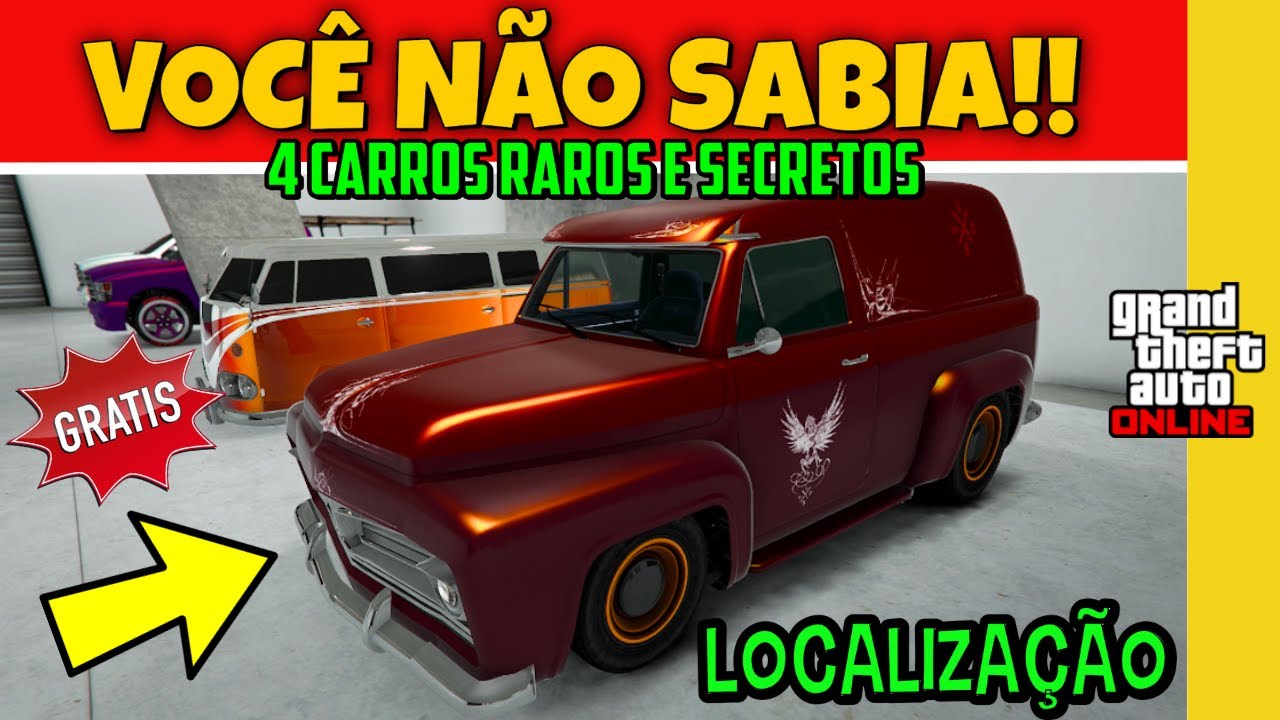 GTA Online: 4 Carros Raros, Caros e Secretos que Você não Sabia que dava pra pegar (Localização)