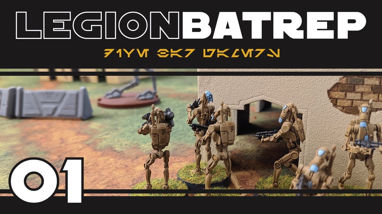 Starwars Legion Battle Report 1 - CIS v Empire