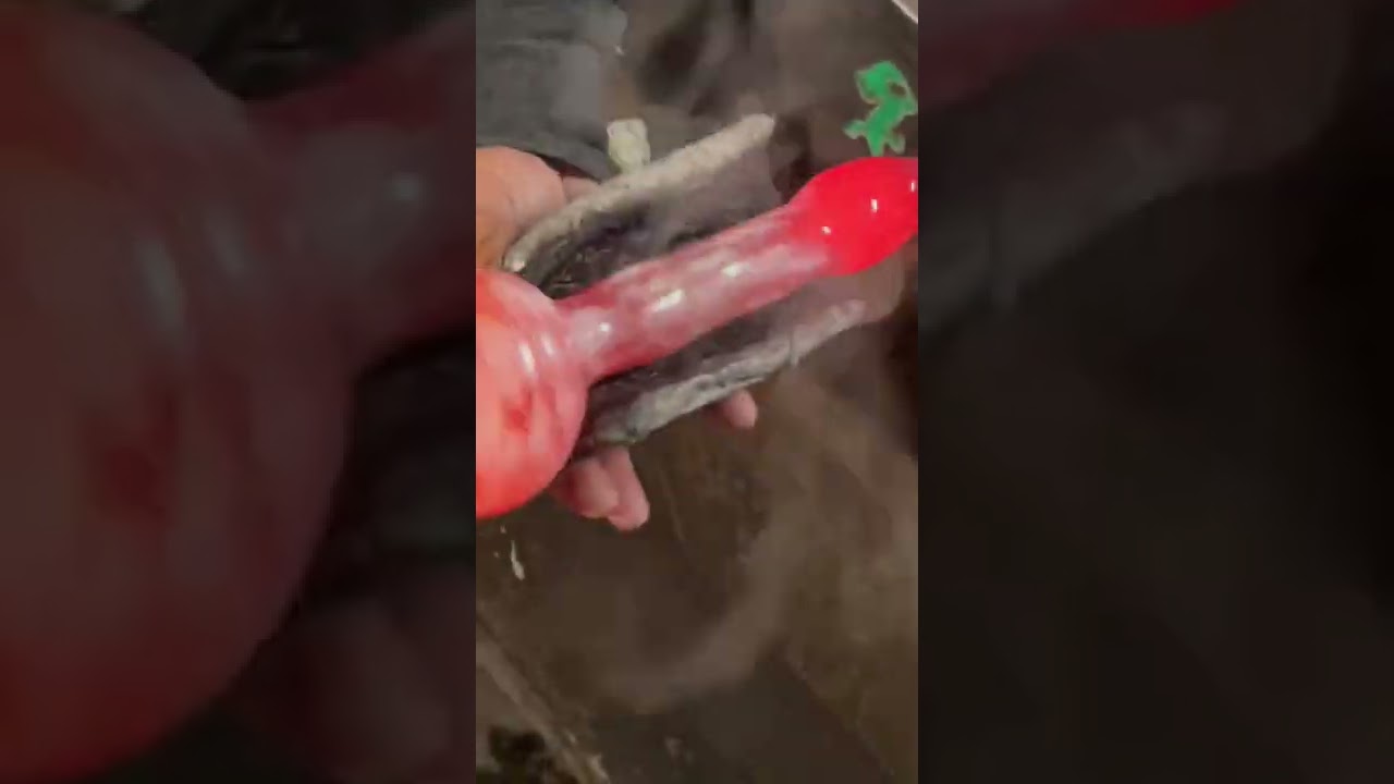 In your opinion, what&rsquo;s the perfect size bong? #fypshorts #shorts #glassart #glassblowing