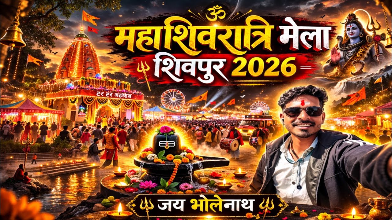 महाशिवरात्रि मेला शिवपुर 2026 | Shivpur Shivratri Mela Vlog 2026 | Full Experience 🔱