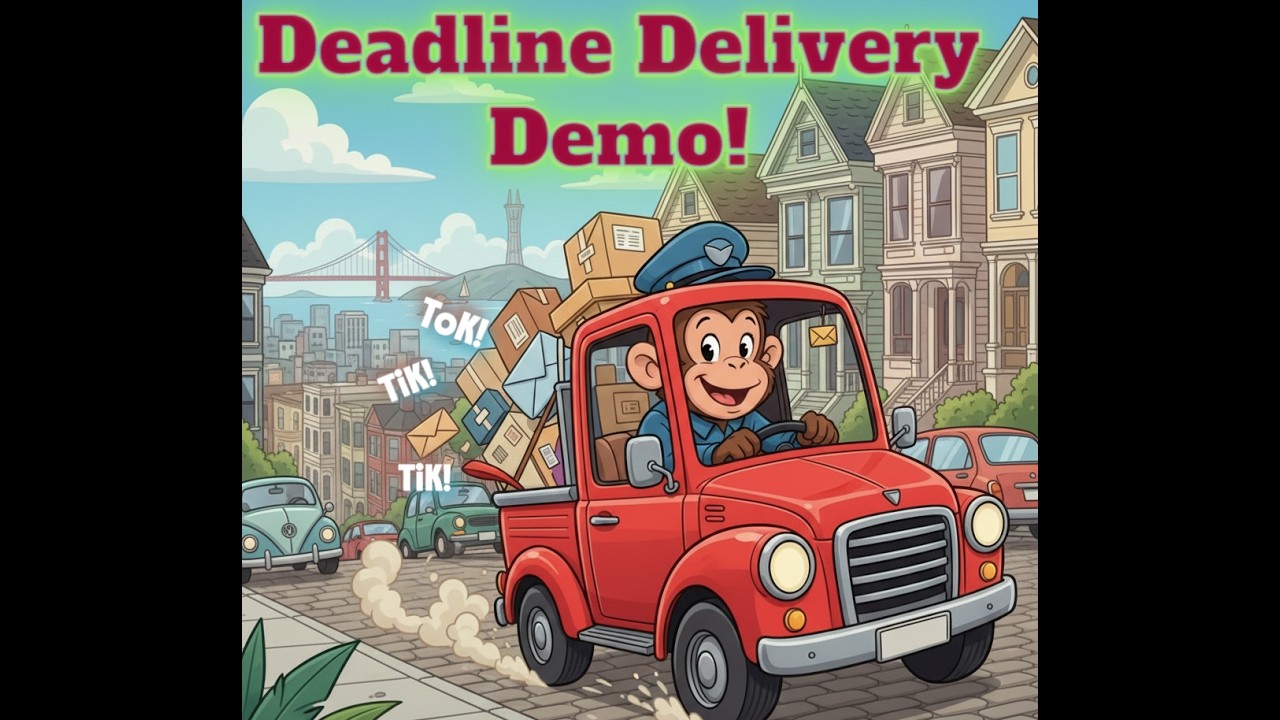 Deliver Mail in San Francisco FAST OR BOOOM No Monkey Business Deadline Delivery Demo #gaming