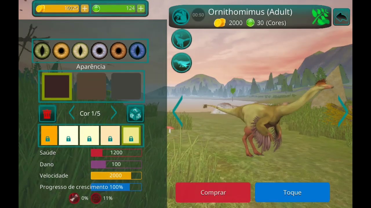 Nova atualização!!! Novo dino 