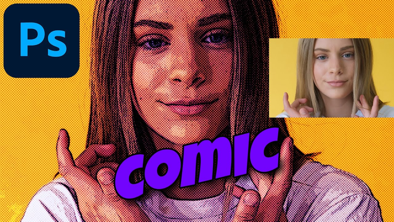 🍄 Efecto COMIC facil con PHOTOSHOP