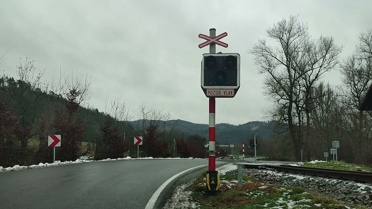 Železniční přejezd Skalice nad Svitavou/Boskovice #1 8.12.2024