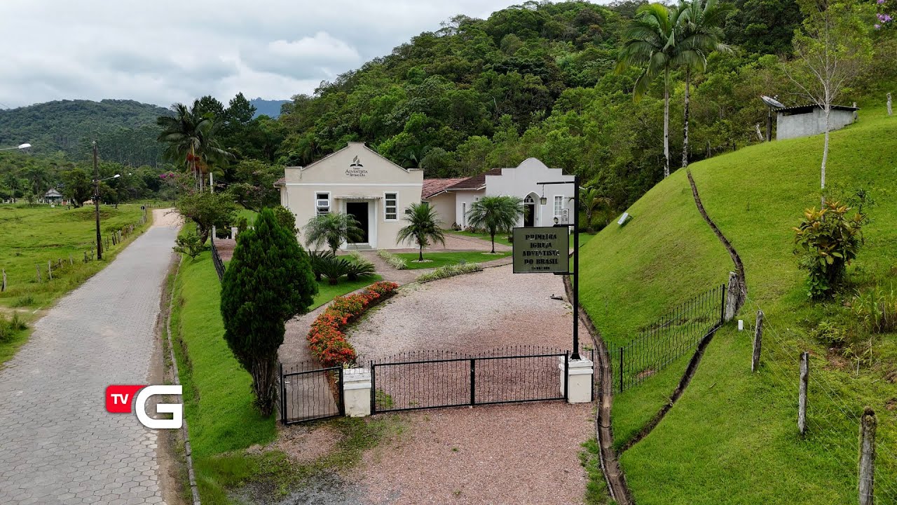 Memórias Gasparense: A primeira Igreja Adventista do Brasil