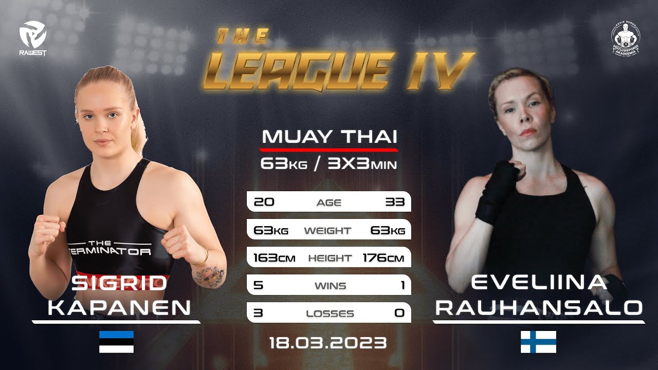The League IV: Sigrid Kapanen (EST) VS Eveliina Rauhansalo (FIN)