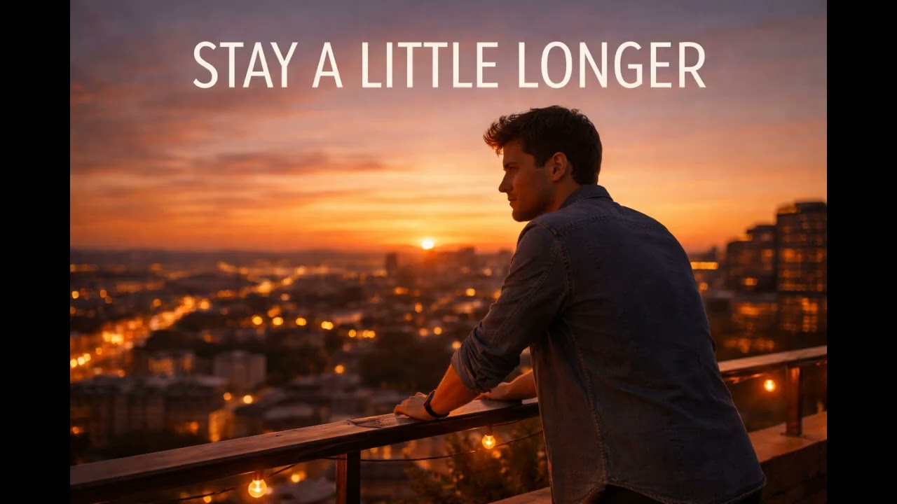 Stay A Little Longer – Catchy Acoustic Pop Song | Summer Night Vibes