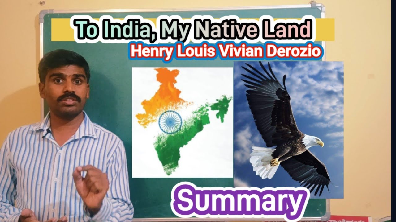 To India My Native Land | To India My Native Land summary | 1st sem BCOM English | BNU