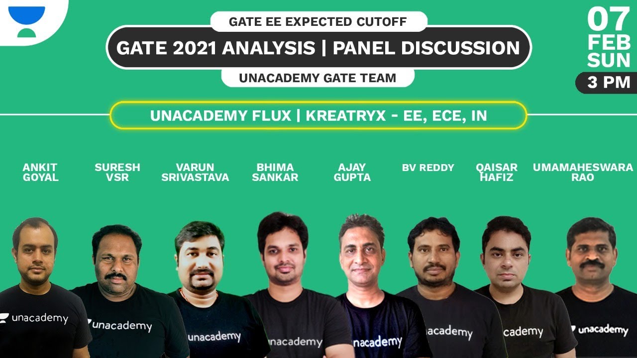 GATE 2021 Analysis | Electrical | Panel Discussion | GATE EE Expected Cutoff 2021 | Unacademy Team