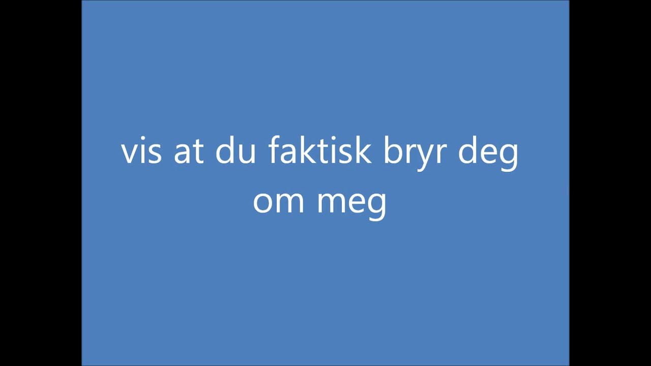 Nordlyset- Snu deg- MGP jr 2011- lyrics