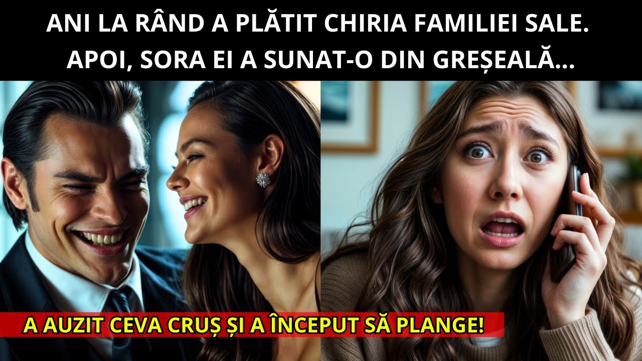 O TÂNĂRĂ PLĂTEA CHIRIA FAMILIEI SALE DE ANI DE ZILE, DAR SORA EI A SUNAT-O DIN GREȘEALĂ...