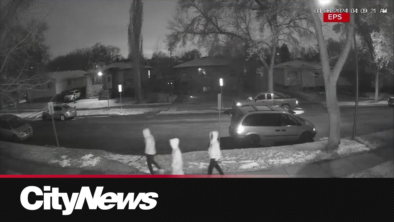 Police release footage of two unsolved shootings in Edmonton’s Beverly neighbourhood