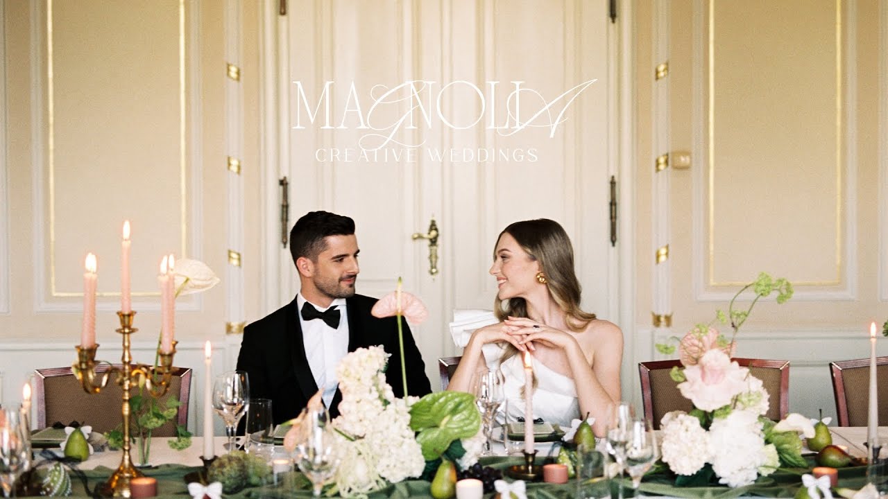Romantic vintage wedding in Prague historic villa