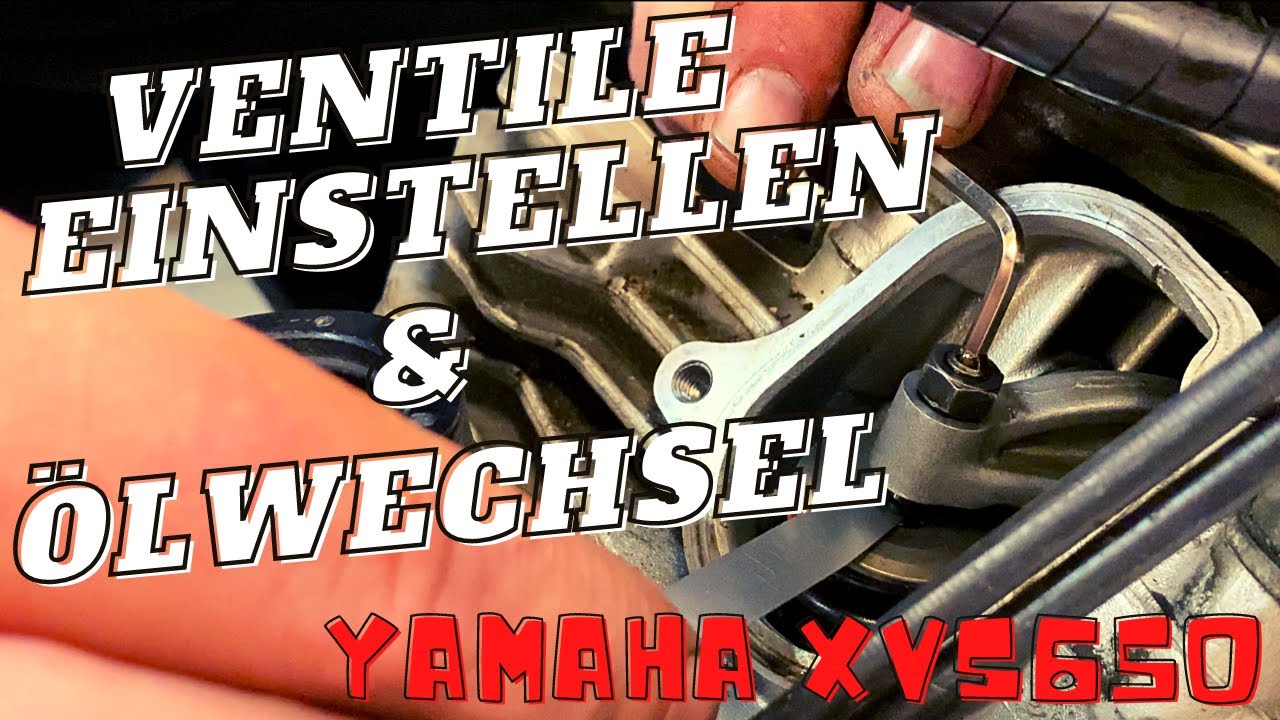 Ventile einstellen + Ölwechsel - YAMAHA XVS650 Drag Star