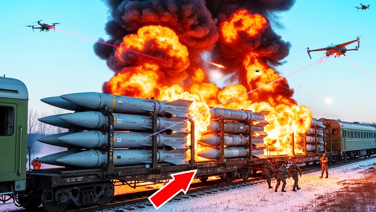 Ukraine Waited for Russian Ammo Train &mdash; Then BLEW All It Up