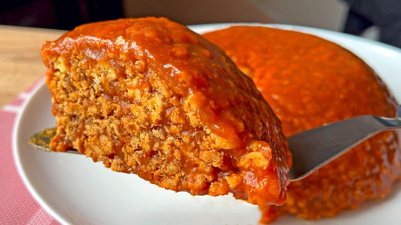 I grate the dough for the stunning caramel cake
