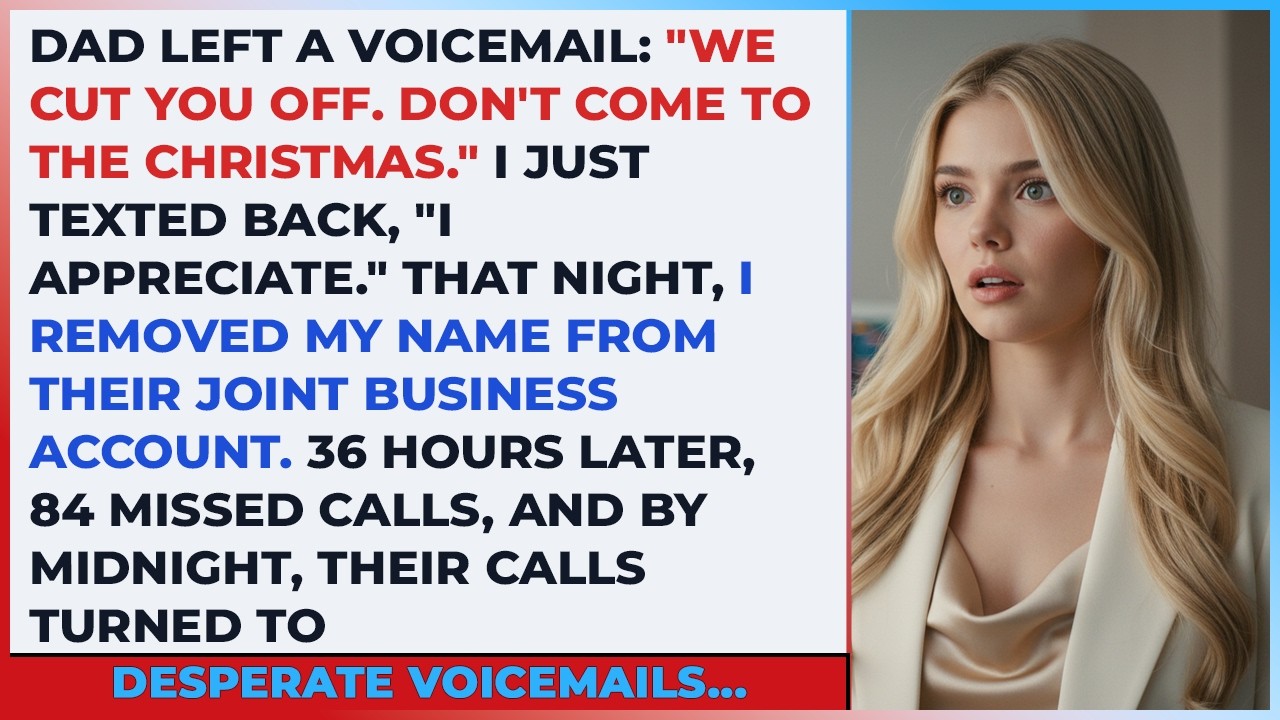 Dad Left A Voicemail:We Cut You Off. Don’t Come To The Christmas.” I Just Texted Back, Appreciate..