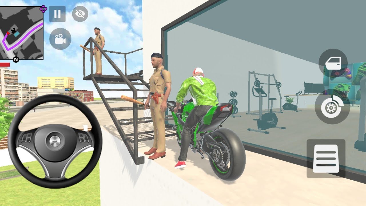 Franklin 🤩😜 all bikes park on msk gamer, Android the roop 🥳 games mobile realistic #gameplay 🎮 game
