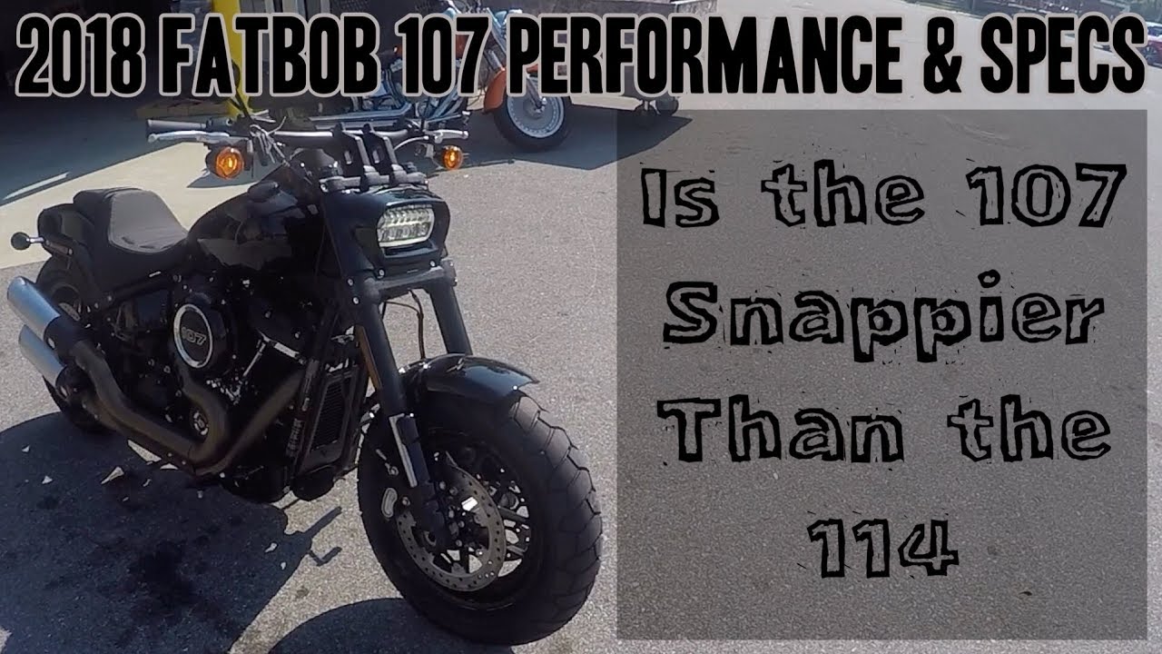 Обзор Harley Davidson Fatbob. 107 или 114?