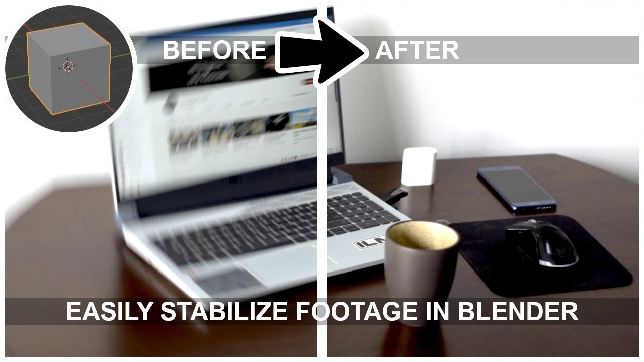 EASILY Stabilize Footage in Blender | The Default Scene