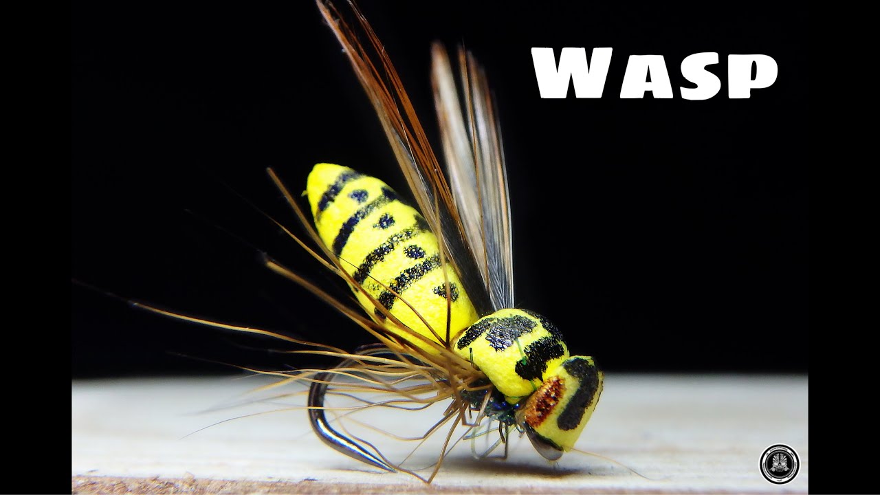 Fly tying AVISPA DE FOAM WASP by Jorge G