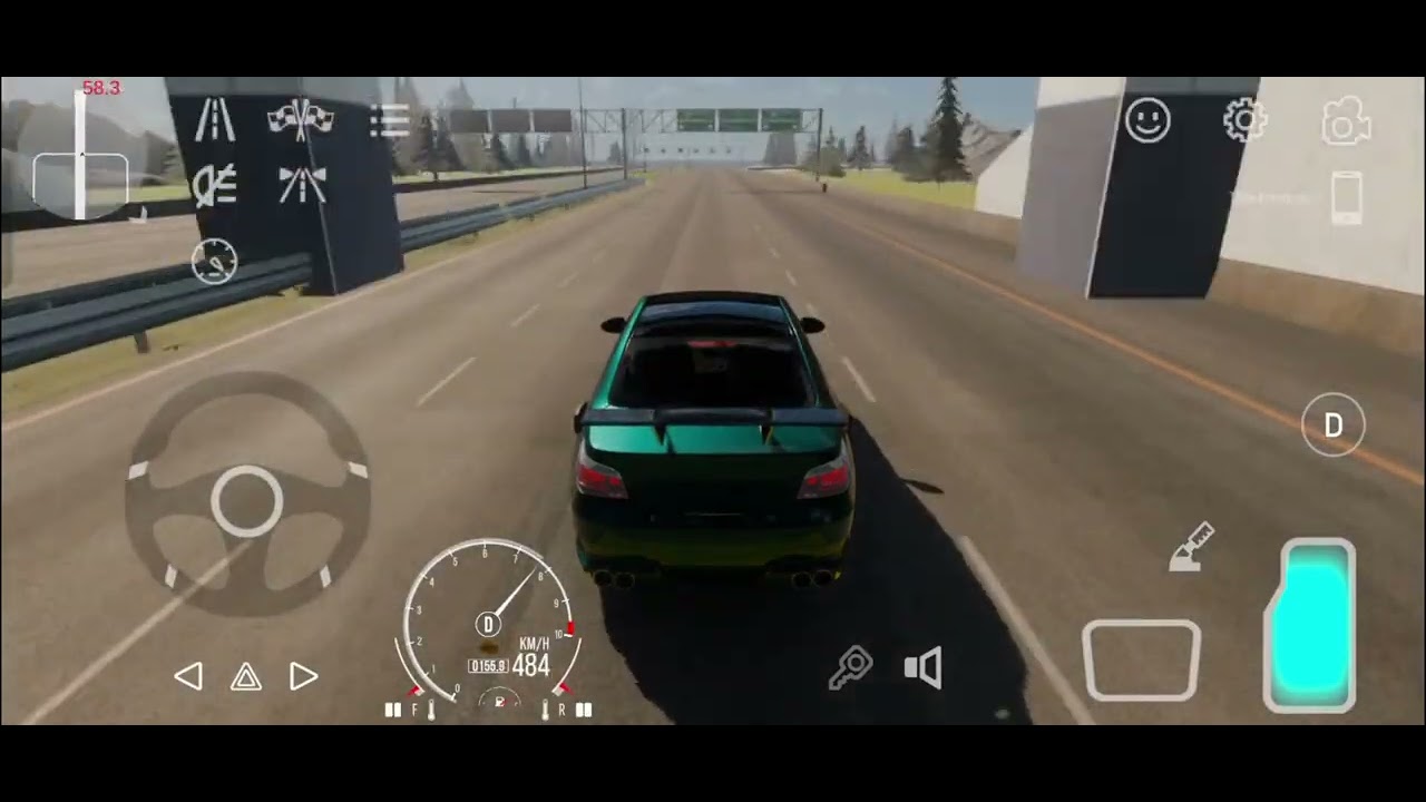 BMW M5 E60 V10 max speed car parking 2 #carparkingmultiplayer #bmw #maxspeed #games 