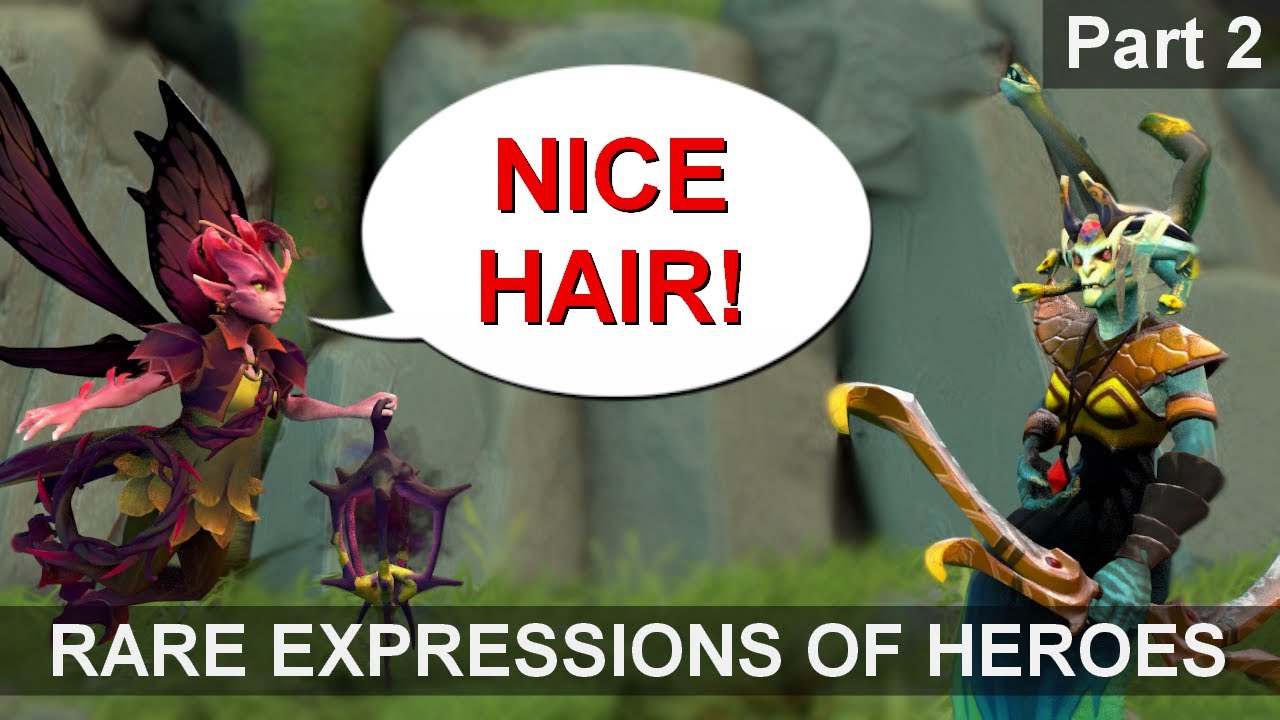 DARK WILLOW. RARE EXPRESSIONS OF DOTA 2 HEROES. Part 2