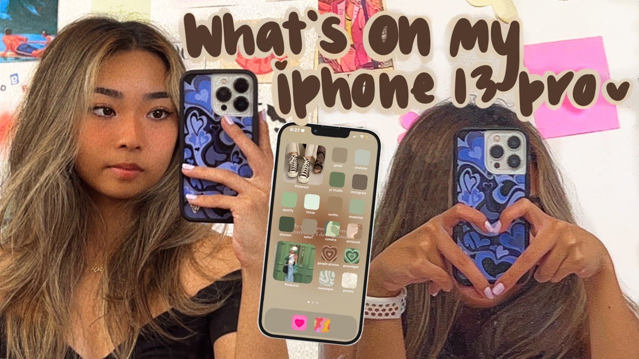 what's on my iphone 13 pro + wildflower case unboxing