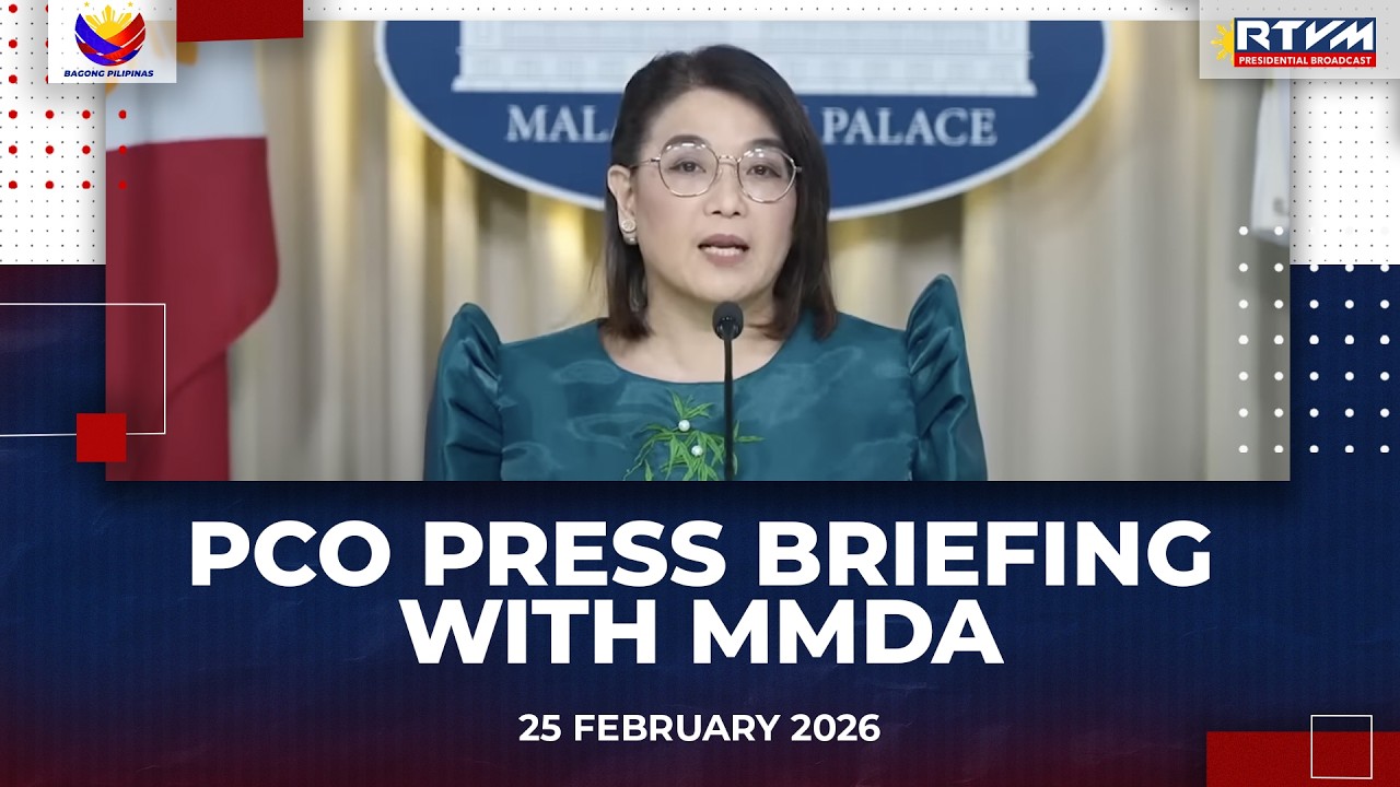 PCO Press Briefing with MMDA 02/25/2026